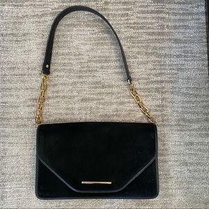 Rachel Zoe black suede purse